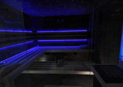 Vyjímečné privátní wellness - Luxusní sauna s osvětlením - BWS Přerov