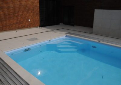 Komfortní bazén se zastřešením - Schodiště na míru - BWS Přerov