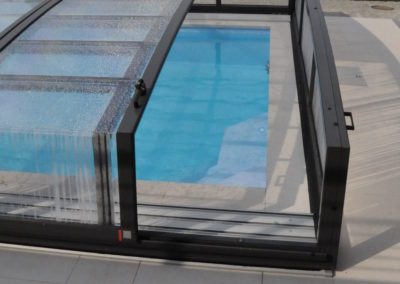 Komfortní bazén se zastřešením - Vstup do bazénu - BWS Přerov
