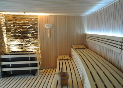 Wellness část objektu The Crab - Finské sauny na klíč - BWS Přerov