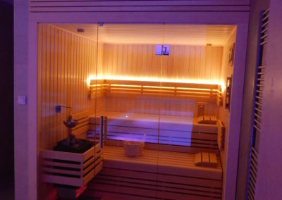 Sauna v bazénové hale - Luxusní finská sauna - BWS Přerov