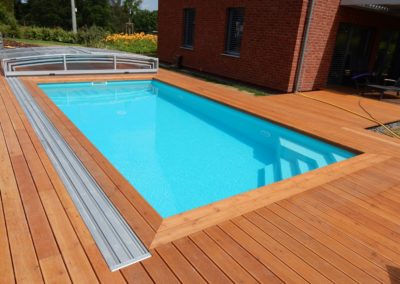 Bazén s přírodní terasou - Venkovní bazény na míru - BWS Přerov
