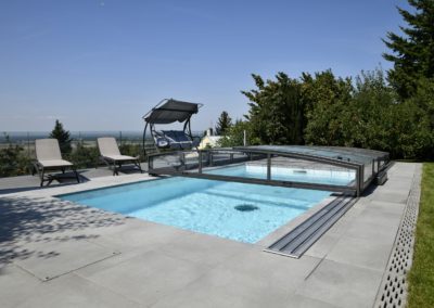 Bazén s nádherným výhledem - Zastřešení bazénu pojezd 3 - BWS Přerov