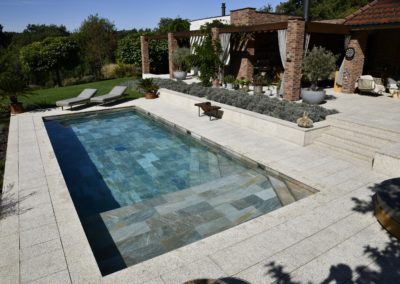Luxusní bazén v přímořském stylu - Keramické bazény na klíč - BWS Přerov