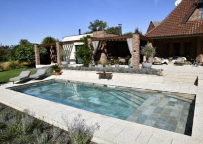 Luxusní bazén v přímořském stylu - Keramické bazény s brouzdalištěm - BWS Přerov