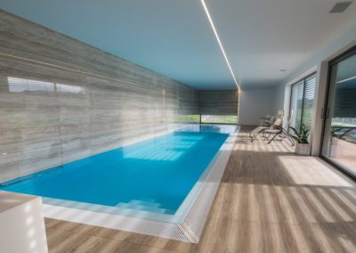 Komfortní wellness zóna rodinného domu - Luxusní intriérové bazény na míru - BWS Přerov
