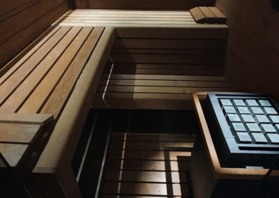 Sauna s příjemným osvětlením - Luxusní sauna - BWS Přerov