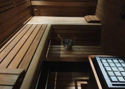 Sauna s příjemným osvětlením - Luxusní sauna na míru - BWS Přerov