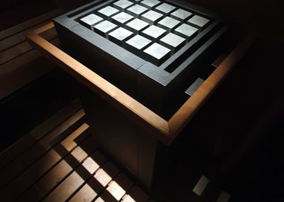 Sauna s příjemným osvětlením - Luxusní sauny - BWS Přerov