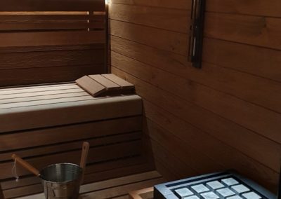 Sauna s příjemným osvětlením - Atypické sauny na míru - BWS Přerov