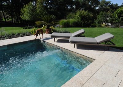Luxusní bazén v přímořském stylu - Keramický bazén s protiproudem - BWS Přerov