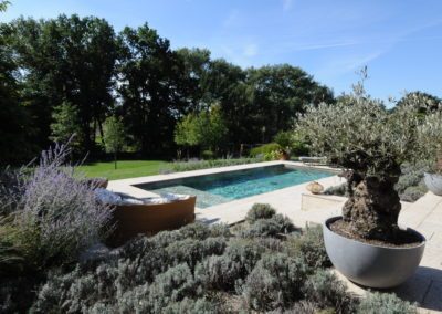Luxusní bazén v přímořském stylu - Keramický bazén v zahradě - BWS Přerov