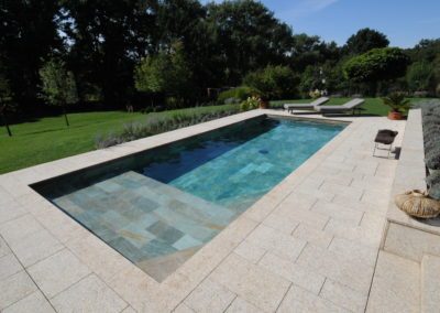 Luxusní bazén v přímořském stylu - Keramický bazén va zahradě - BWS Přerov