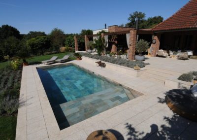 Luxusní bazén v přímořském stylu - Keramický bazén na klíč - BWS Přerov