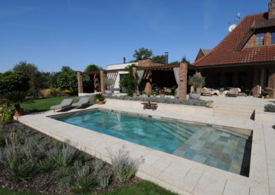 Luxusní bazén v přímořském stylu - Keramický bazén - BWS Přerov