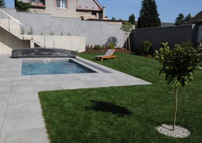 Moderna a perfektní detaily - Moderní bazén na zahradě - BWS Přerov