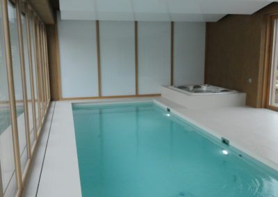 Wellness propojené oknem - Interiérové bazény na míru - BWS Přerov