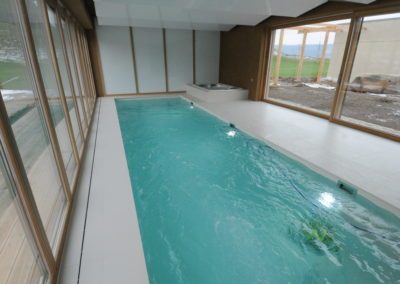 Wellness propojené oknem - Interiérový bazén - BWS Přerov