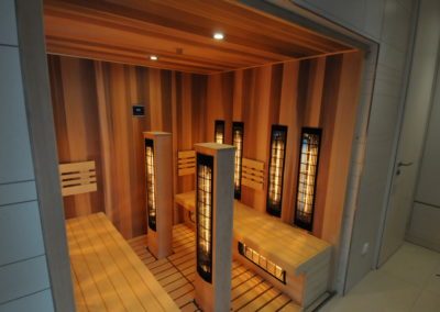 Infra sauna s cedrovým obkladem - Sauny na klíč - BWS Přerov