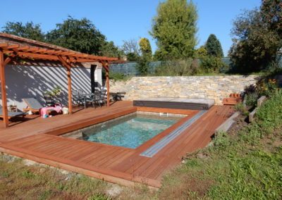 Zemité barvy a nízká střecha - Zastřešení bazénu - BWS Přerov