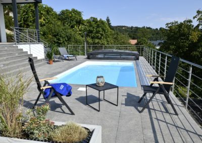 Azurová oáza na terase - Moderní bazény - BWS Přerov