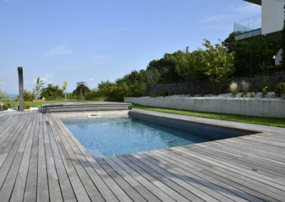 Bazén s nízkým moderním krytem - Bazény na míru - BWS Přerov