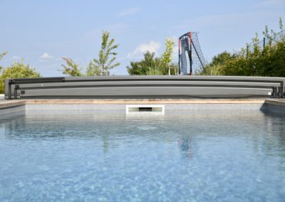 Bazén s nízkým moderním krytem - Skimmerové bazény - BWS Přerov