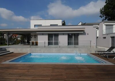 Vyladěný venkovní bazén - Luxusní bazény s atrakcemi - BWS Přerov