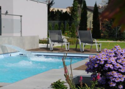 Vyladěný venkovní bazén - Komfortní relax - BWS Přerov