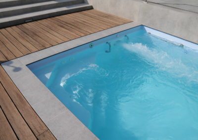 Vyladěný venkovní bazén - Bazén s protiproudem - BWS Přerov