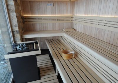 Sauna s oknem do přírody - Finská sauna na míru - BWS Přerov