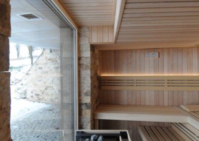 Sauna s oknem do přírody - Sauny na klíč - BWS Přerov