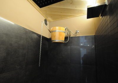 Sauna s oknem do přírody - Ochlazovny a zážitkové sprchy - BWS Přerov