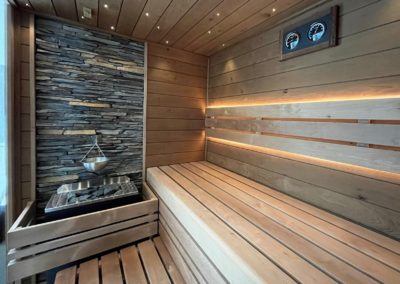 Komfortní sauna pro dva - Finské sauny na míru - BWS Přerov