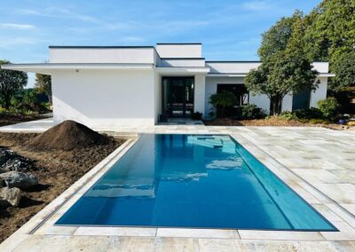 Nerezový bazén s terasou - Luxusní nerezový bazén - BWS Přerov